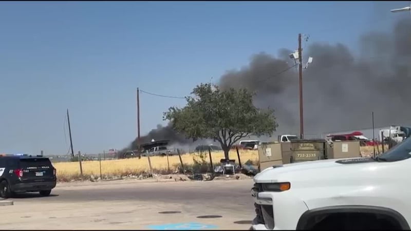Grass fire