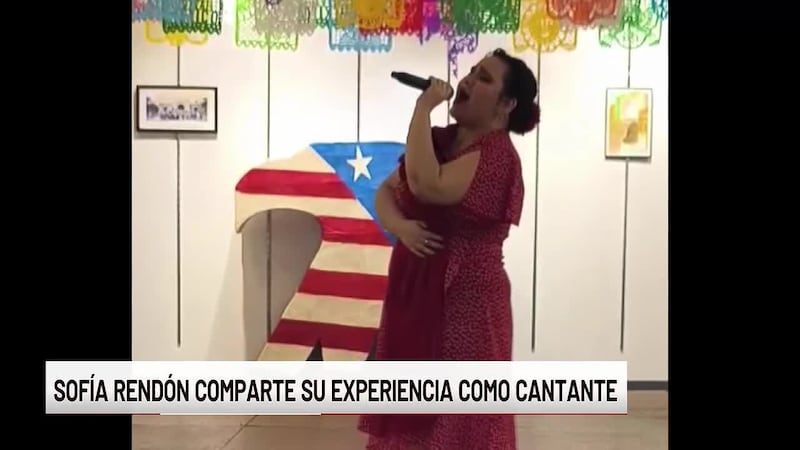 Talento Neolaredense Sofía Rendón comparte su experiencia como cantante