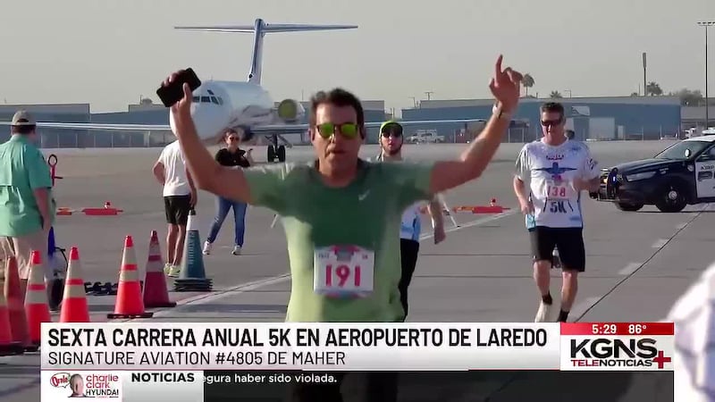 Sexta carrera 5K en el Aeropuerto de Laredo será este sábado
