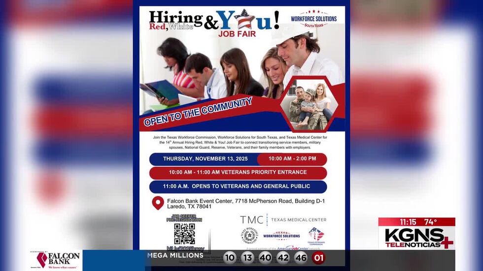 ¿No tiene empleo? Workforce Solutions lo invita a su feria 'Hiring, Red, White and You'