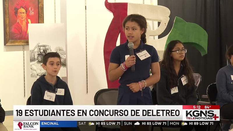 Estudiantes de Laredo participan en concurso de deletreo
