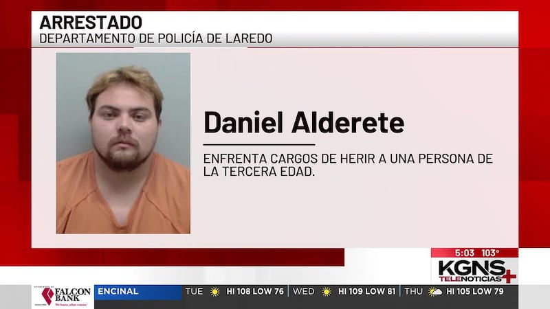 Arrestan a hombre acusado de golpear a adulto mayor de 93 años en Laredo