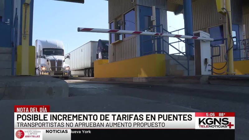 Laredo analiza aumentar tarifas de cruce internacional