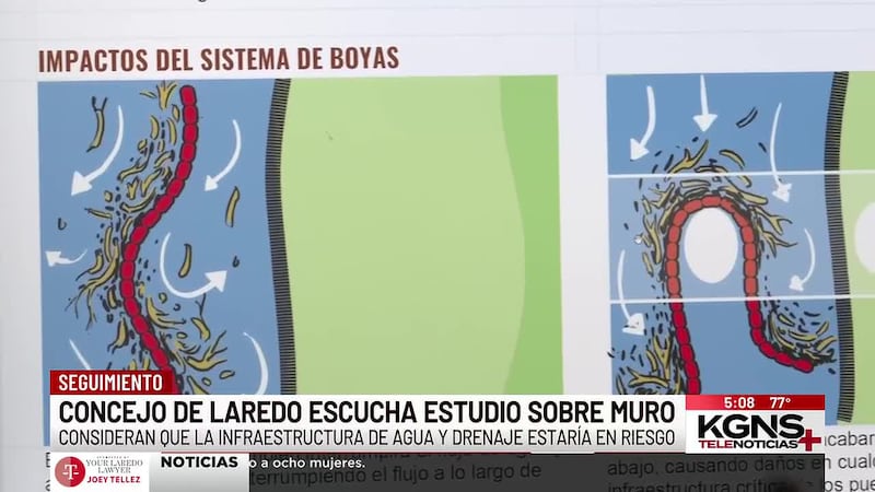 Cabildo de Laredo escucha estudio sobre posibles riesgos del muro fronterizo