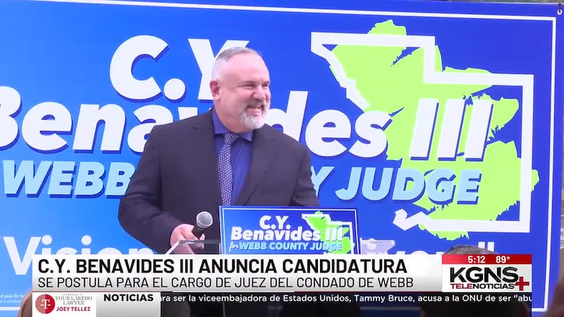 C.Y. Benavides III anuncia candidatura para juez del Condado de Webb