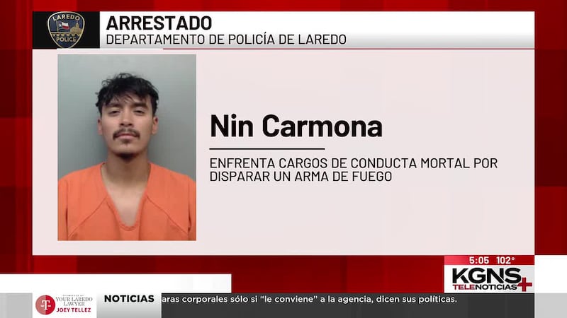 Arrestan a hombre en Laredo por publicar video disparando arma en Año Nuevo