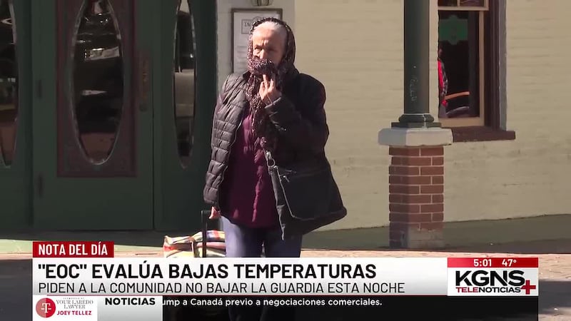 Centro de Operaciones de Emergencia evalúa bajas temperaturas en Laredo