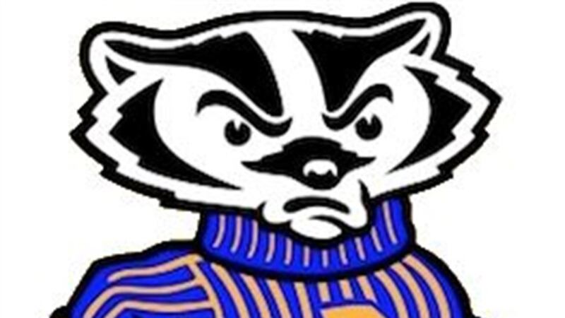 Bruni Badgers mascot logo.