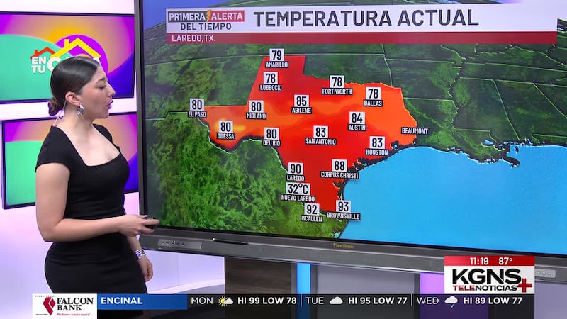 Inicio de semana soleado en Laredo