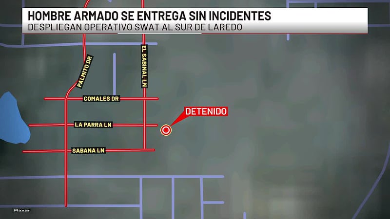 Operativo con SWAT en Laredo termina sin heridos