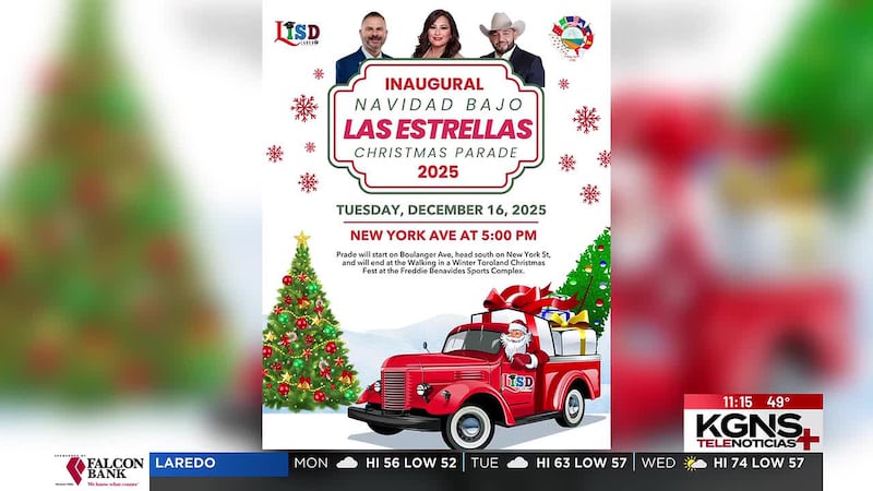 Cabildo de Laredo y LISD invitan a desfile "Navidad bajo las Estrellas"
