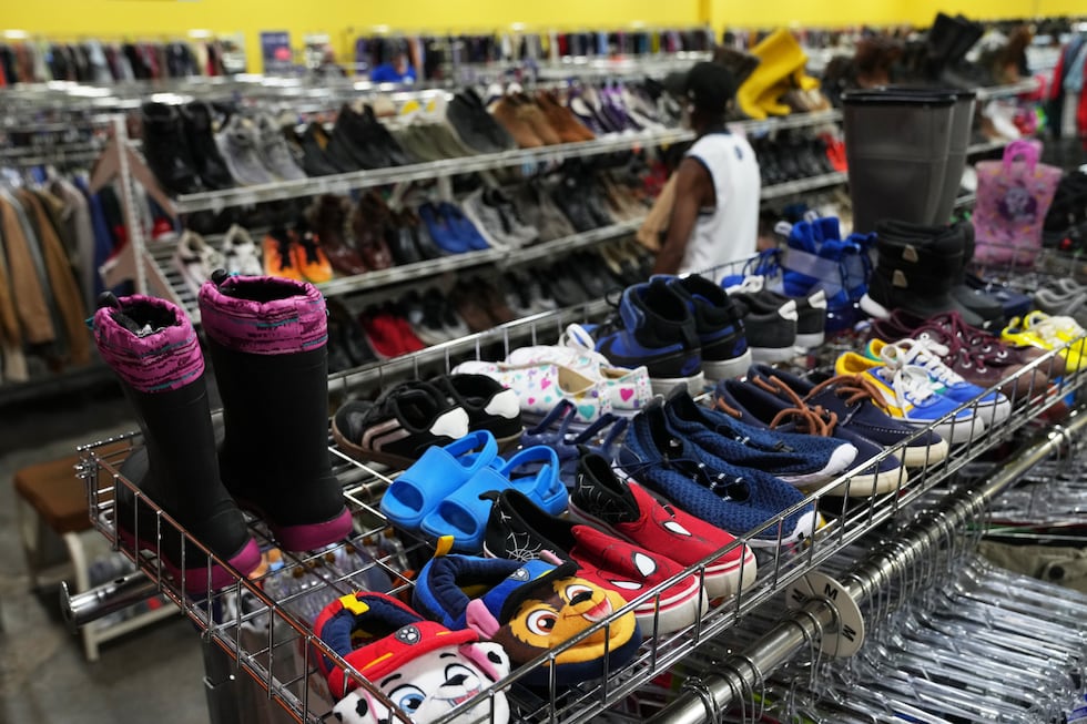 Una tienda Goodwill en Roseville, Minnesota, el 12 de agosto del 2026. (AP foto/Ellen Schmidt)