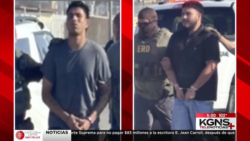 Dos prófugos buscados por homicidio en México son deportados por Laredo