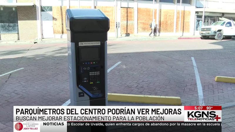 Buscan mejorar parquímetros del centro de Laredo