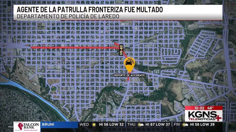 Multan a agente de la Patrulla Fronteriza tras accidente vial en carretera 83