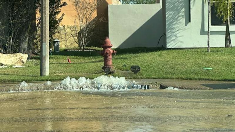Winrock water main break