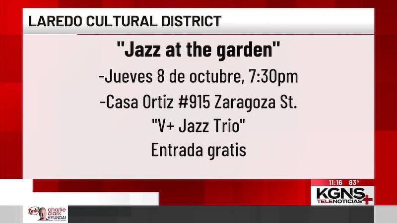 Invitan a concierto “Jazz at the garden” en Casa Ortiz