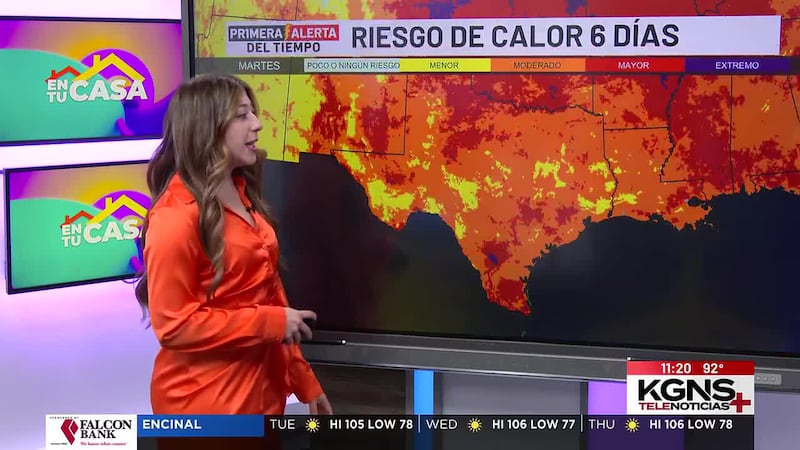 Continúa ola de calor en Laredo