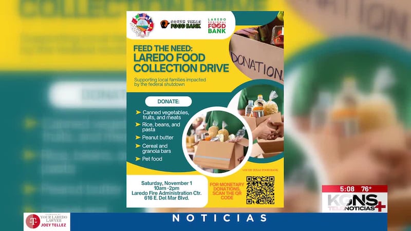 Organizan recolección de comida para bancos de alimentos