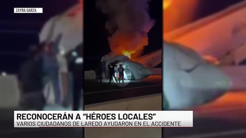 Reconocerán a “héroes locales” que ayudaron en accidente aéreo en Laredo