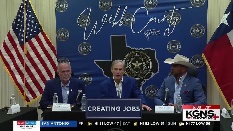 Gobernador de Texas se reúne con empresarios en Laredo