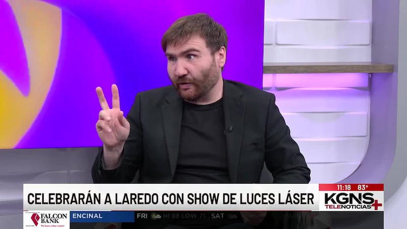 Celebrarán a Laredo con show de luces láser