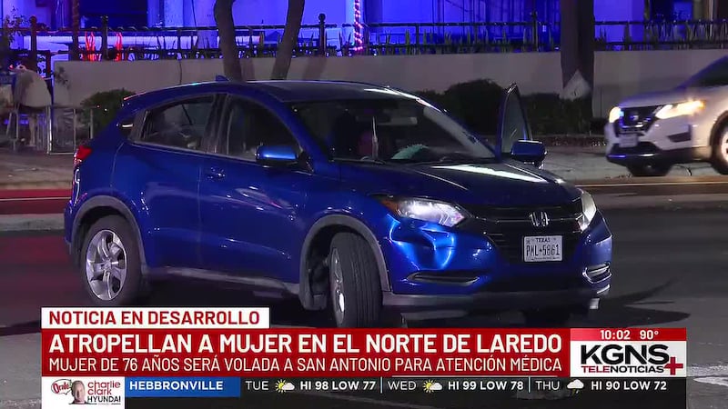 Atropellan a mujer en el norte de Laredo