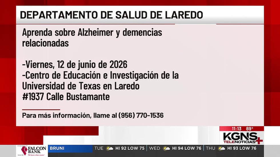 Realizarán simposio sobre Alzheimer y demencias relacionadas en Laredo