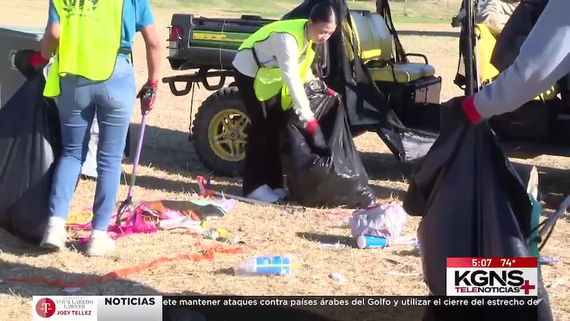 Voluntarios limpian North Central Park tras “Festival del Papalote”