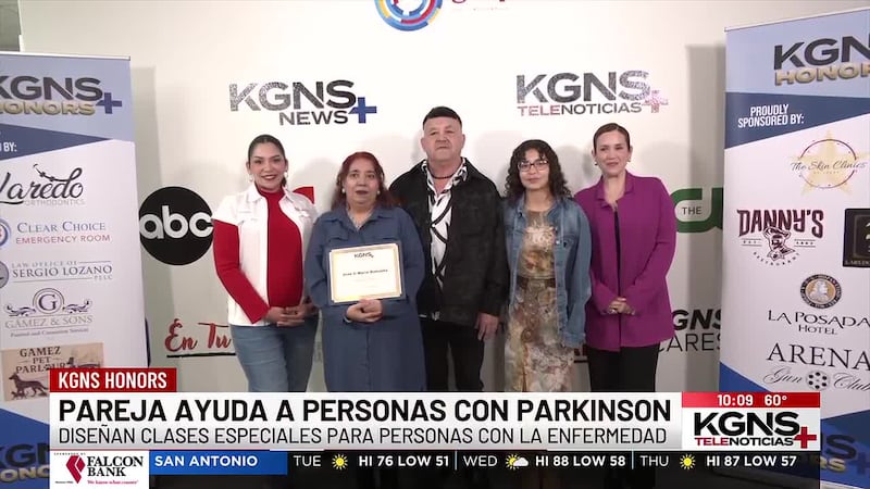 KGNS+ Honors reconoce a pareja que ofrece clases de boxeo para personas con Parkinson