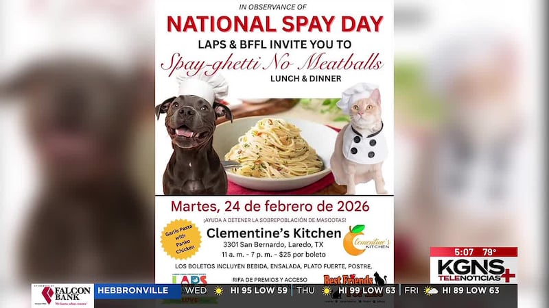 Invitan a “Spay-ghetti sin albóndigas” para apoyar la esterilización y castración de mascotas