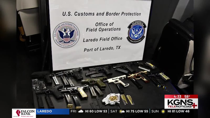 CBP intercepta cargamento de armas con destino a México