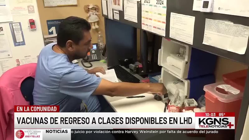 Salud Pública de Laredo llama a familias a prepararse para vacunas de regreso a clases