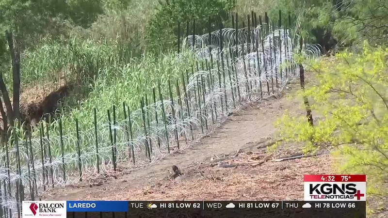 Instalan cerca de alambre de concertina en el área del arroyo Chacón