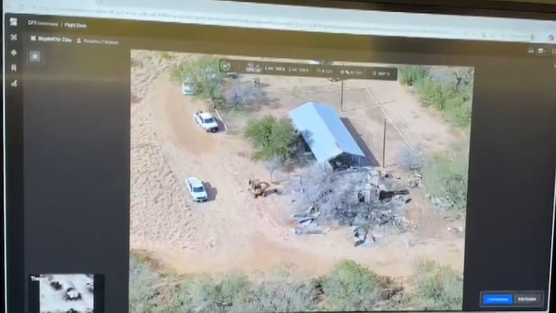 Firefighters and sheriff’s deputies are investigating after a grass fire spread and destroyed...