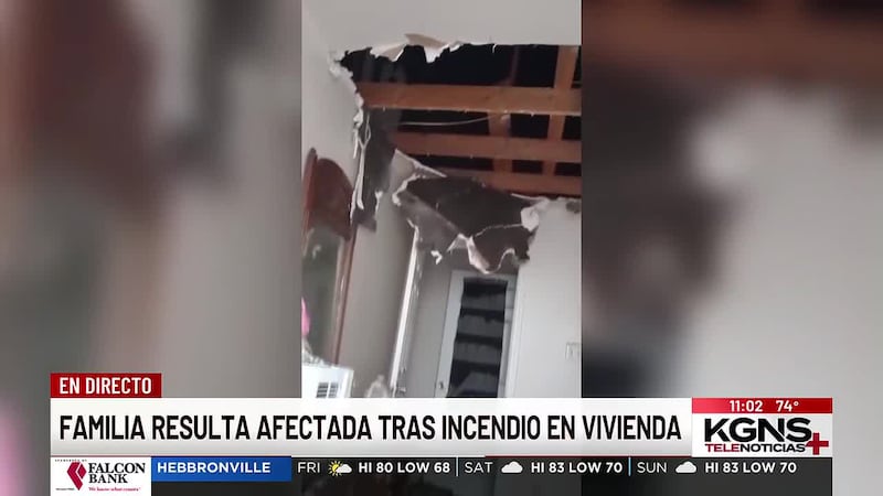 Familia de Laredo afectada tras incendio en su vivienda