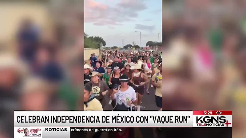 "Vaque Run" reúne a corredores para celebrar la Independencia de México en Laredo