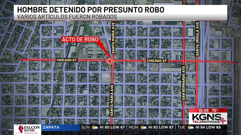 Hombre detenido por presunto robo