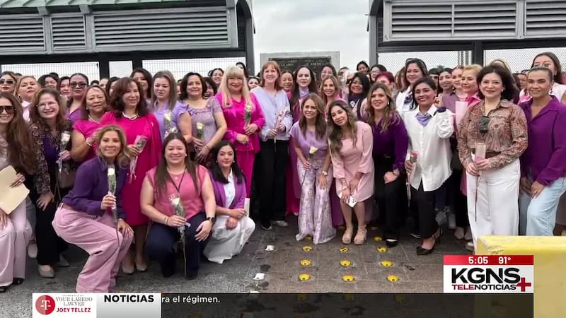 Caminata Binacional por el Día Internacional de la Mujer en el Puente I