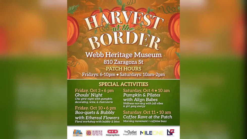 Webb Heritage Museum realizará actividades de otoño en Laredo