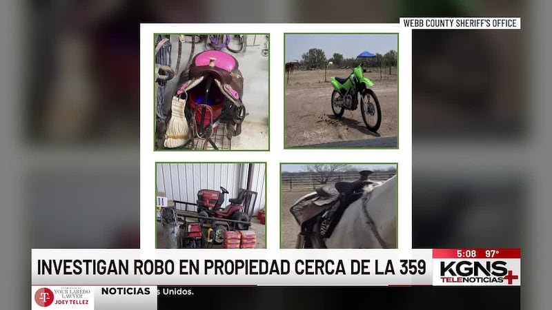 Investigan robo en propiedad cerca de la carretera 359