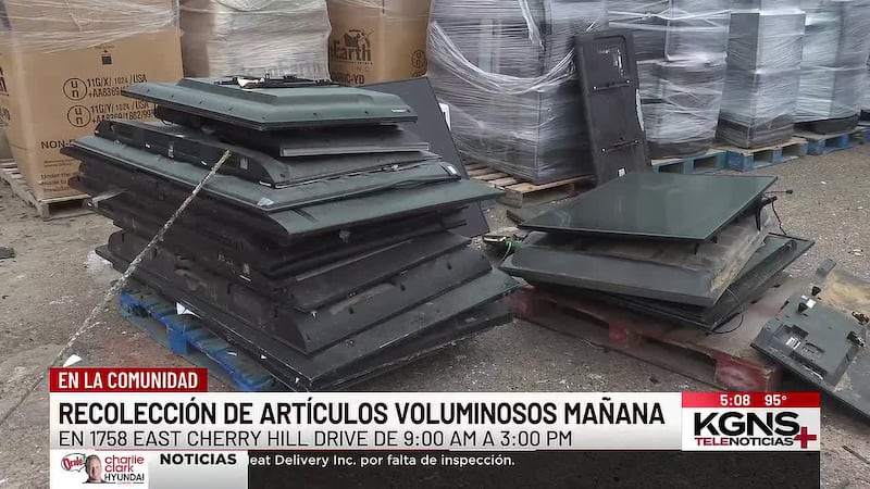 Laredo realizará recolección gratuita de artículos voluminosos este sábado
