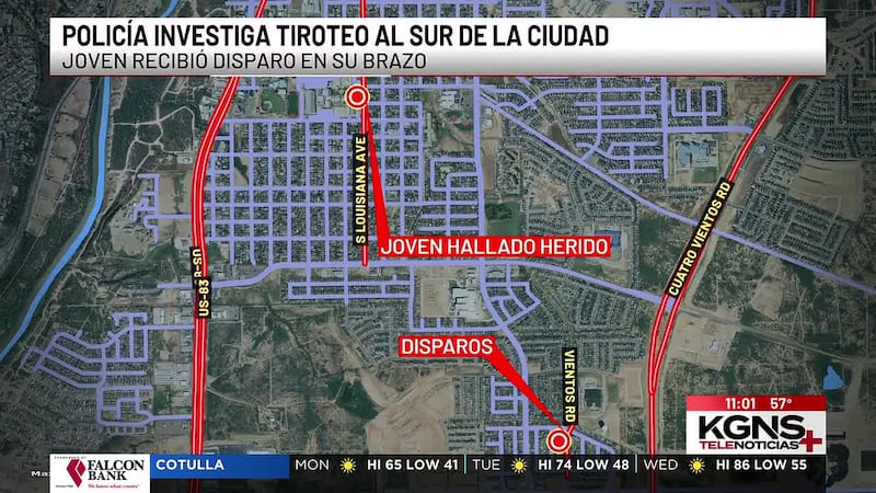Investigan tiroteo al sur de Laredo