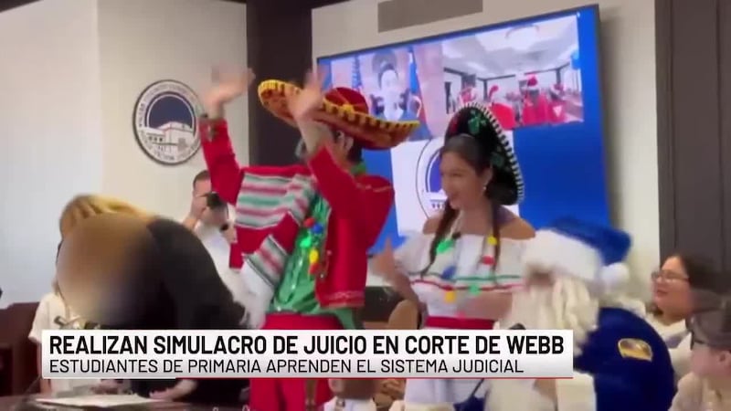 Realizan simulacro de juicio en corte del condado de Webb