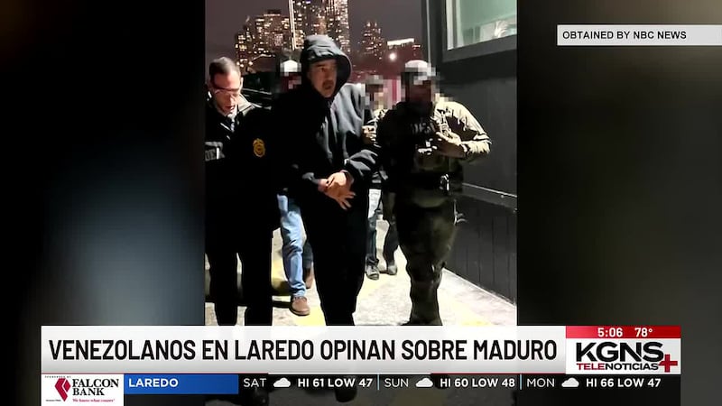 Venezolanos en Laredo opinan sobre captura de Nicolás Maduro
