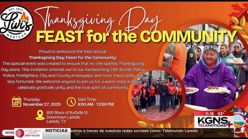 Invitan a Thanksgiving Day “Feast for the Community”