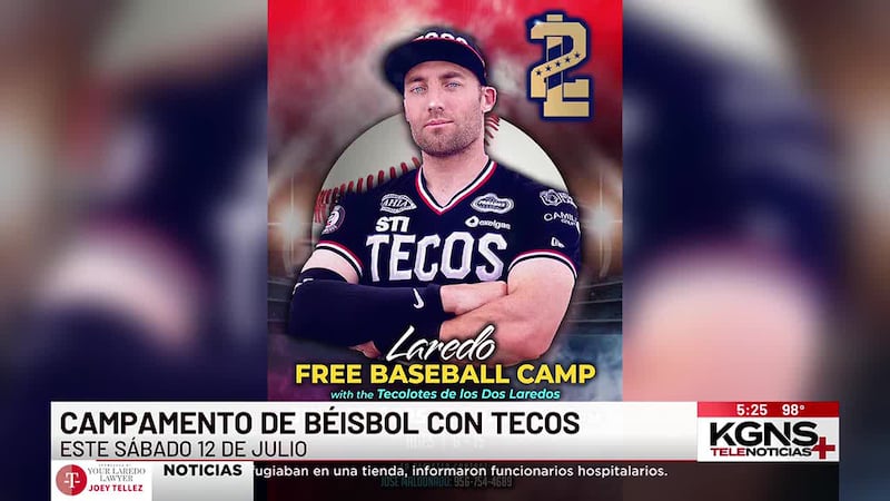 Este Sábado 12 de Julio Será el Baseball Camp Gratis de Laredo Baseball Select y Tecos de los...