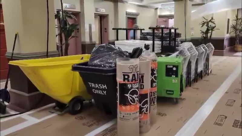 Webb County building flood forces department relocations