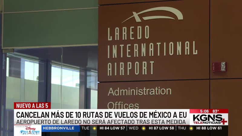 Cancelan más de 10 rutas de vuelos de México a Estados Unidos