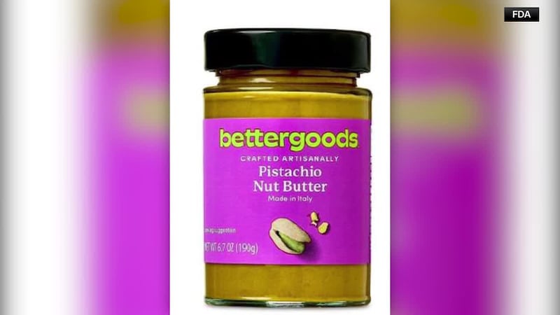 Bettergoods Pistachio Nut Butter recalled for possible salmonella contamination.